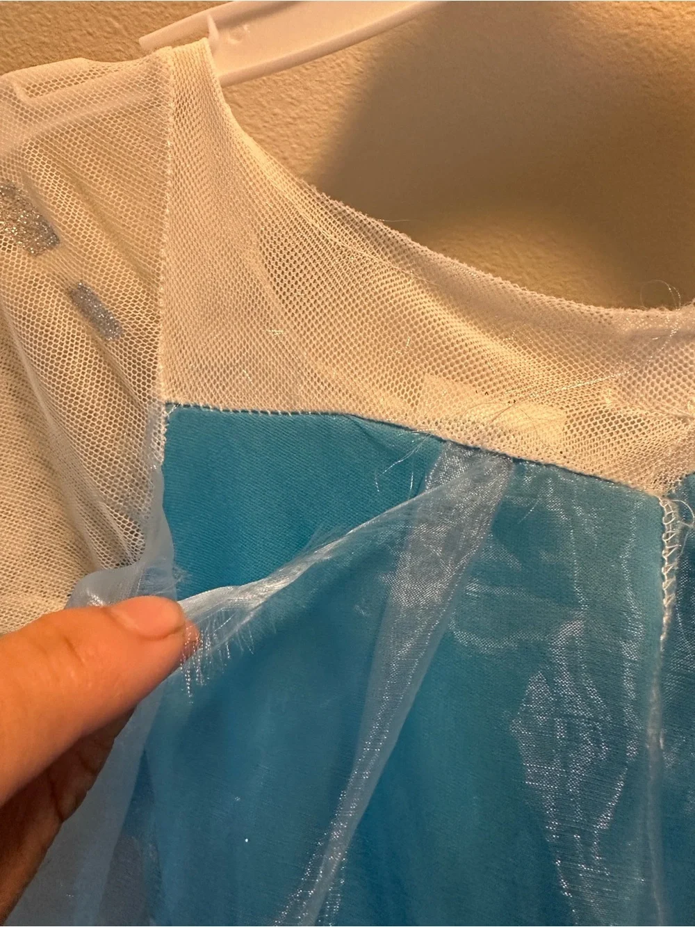 Blue Sparkle Princess Costume Dress for Kids